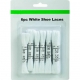 6-piece White Shoe Laces